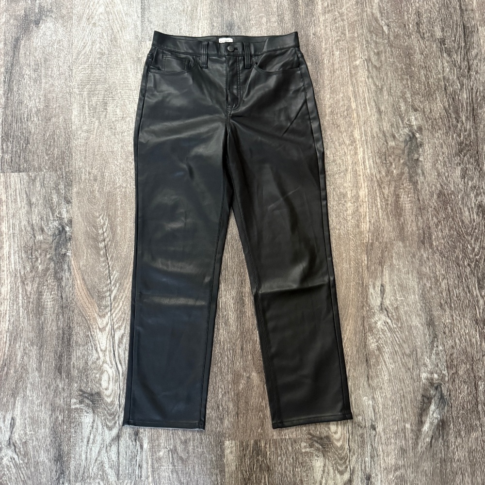 J. CREW Collection pant in faux patent leather 28